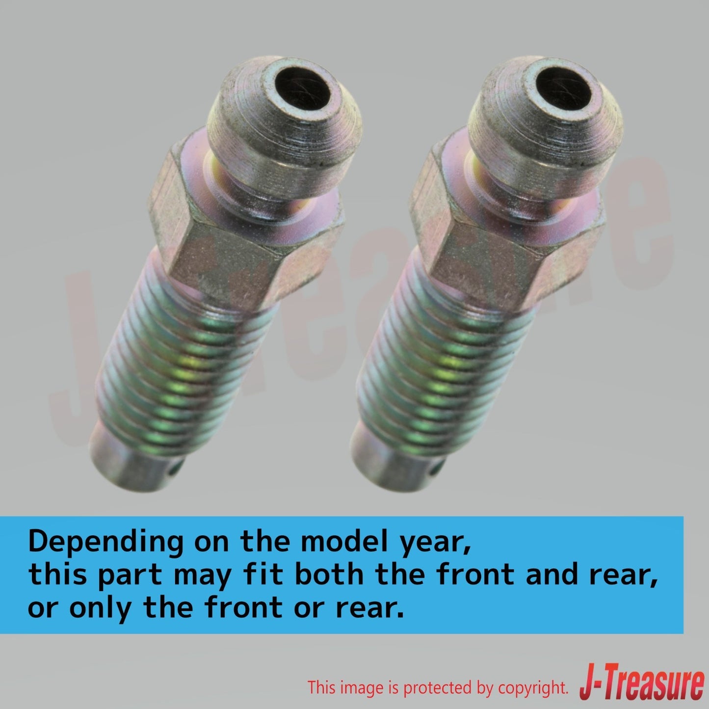 SUZUKI GSX-R1000 '01-09 2011 Genuine Brake fluid Bleeder Valve Screw x2 Set OEM