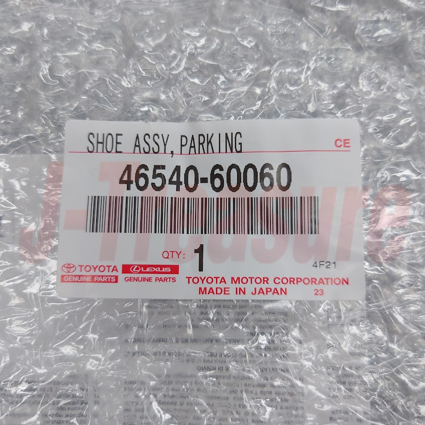 TOYOTA 4RUNNER GRN280 03-24 Genuine Parking Brake Shoe Assembly RH & LH set OEM