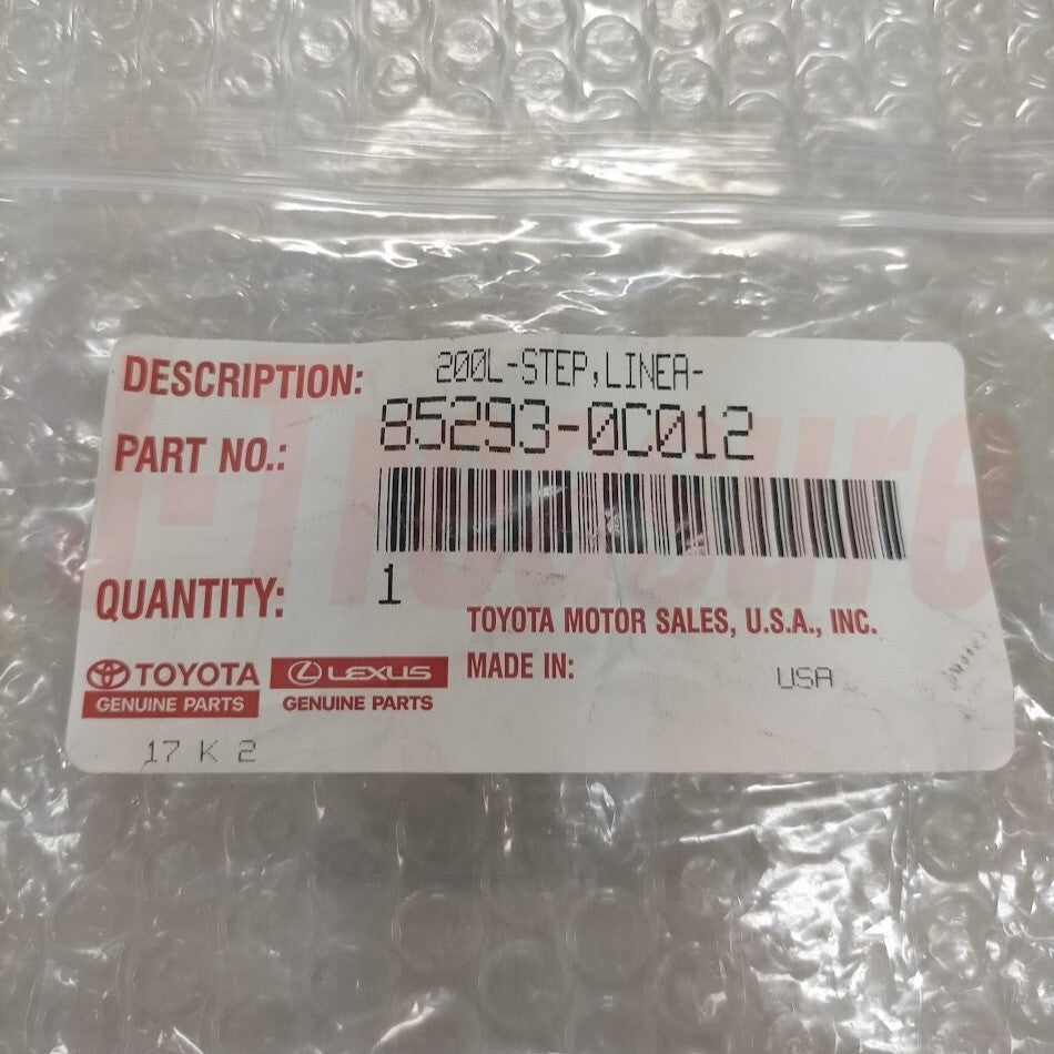 TOYOTA SEQUOIA UPK6# 2008-2022 Genuine Rear Wiper Stopper 85293-0C012 OEM