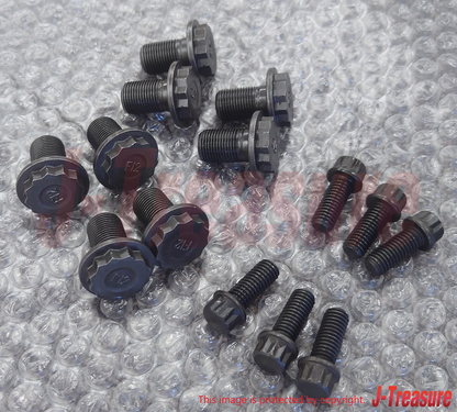 HONDA Genuine Flywheel Pressure Plate Bolt Set 90011-PNA-B00 x8 90034-P10-A01 x6