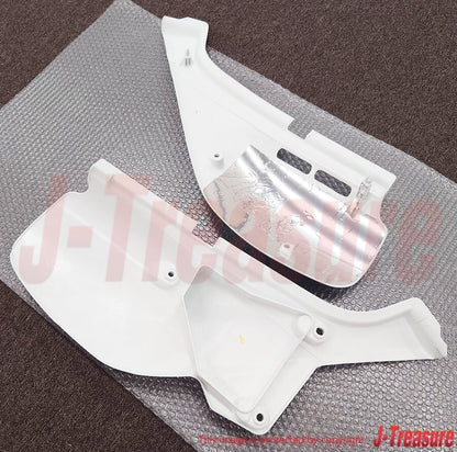 HONDA XR650L 00-09 12-17 Genuine Side Cover RH & LH Set *NH196* ROSS WHITE OEM
