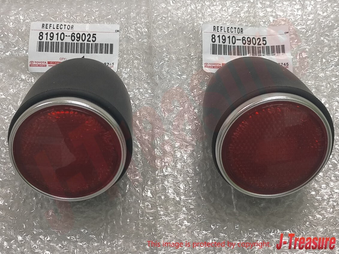 TOYOTA LAND CRUISER FJ40 BJ40 Genuine Rear Red Lens Body Reflector 2pcs Set OEM