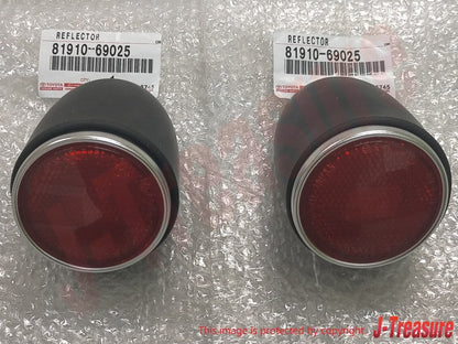 TOYOTA LAND CRUISER FJ40 BJ40 Genuine Rear Red Lens Body Reflector 2pcs Set OEM