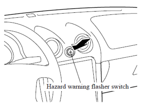 MAZDA MIATA MX-5 NB NB6C 1999-2005 Genuine Hazard Light Switch NC10-66-4H0 OEM