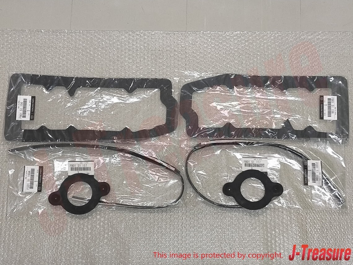 MAZDA RX-7 FC3S 89-91 Genuine Rear Combo Lamp Assy & Gasket & strip Seal RL set