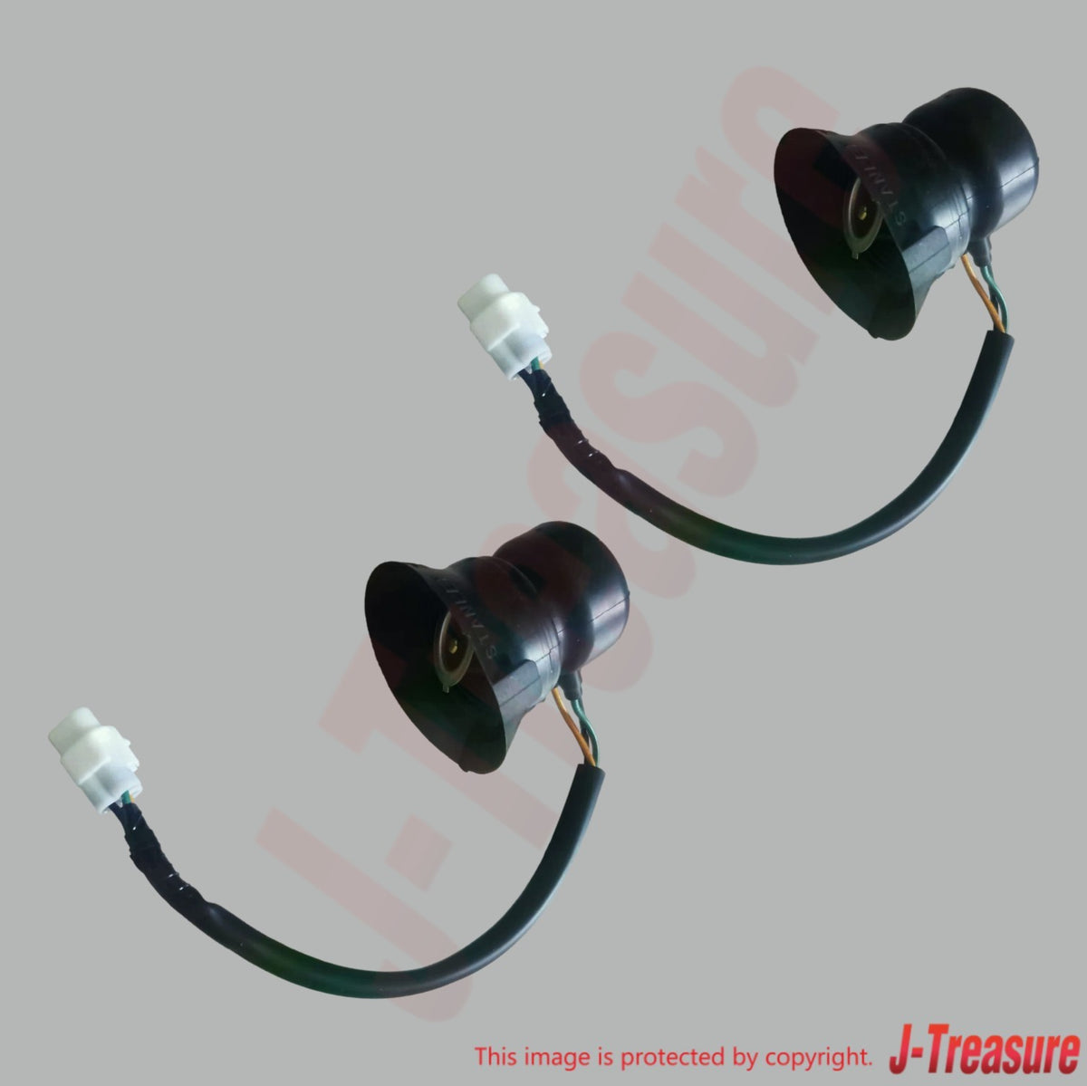 YAMAHA KODIAK 700 YFM70 '16-25 Genuine Headlight Lens & Socket & Bulb Set of 2