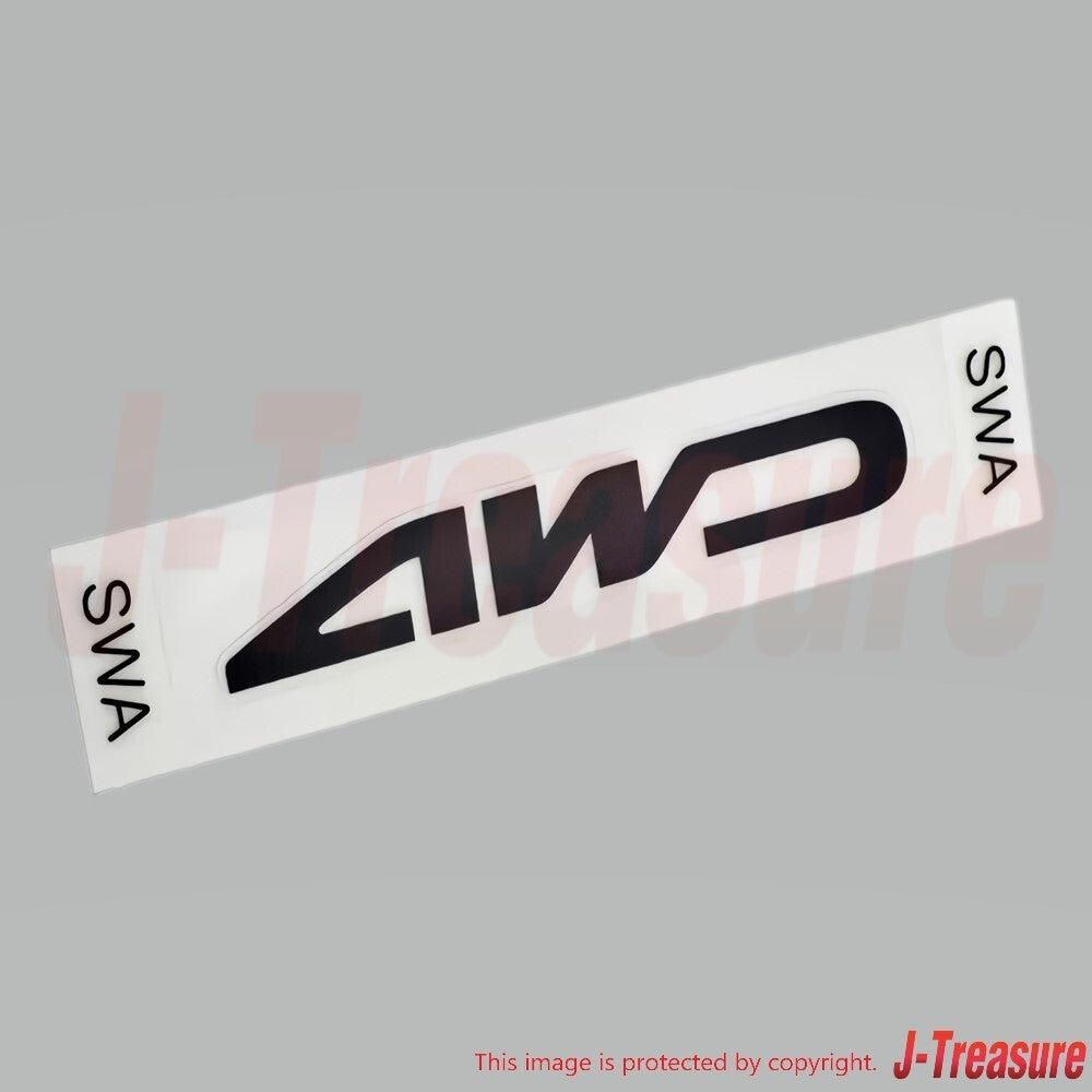 HONDA CR-V RE4 07-09 Genuine Rear Windshield Sticker "4WD" 75723-SWA-A01 OEM