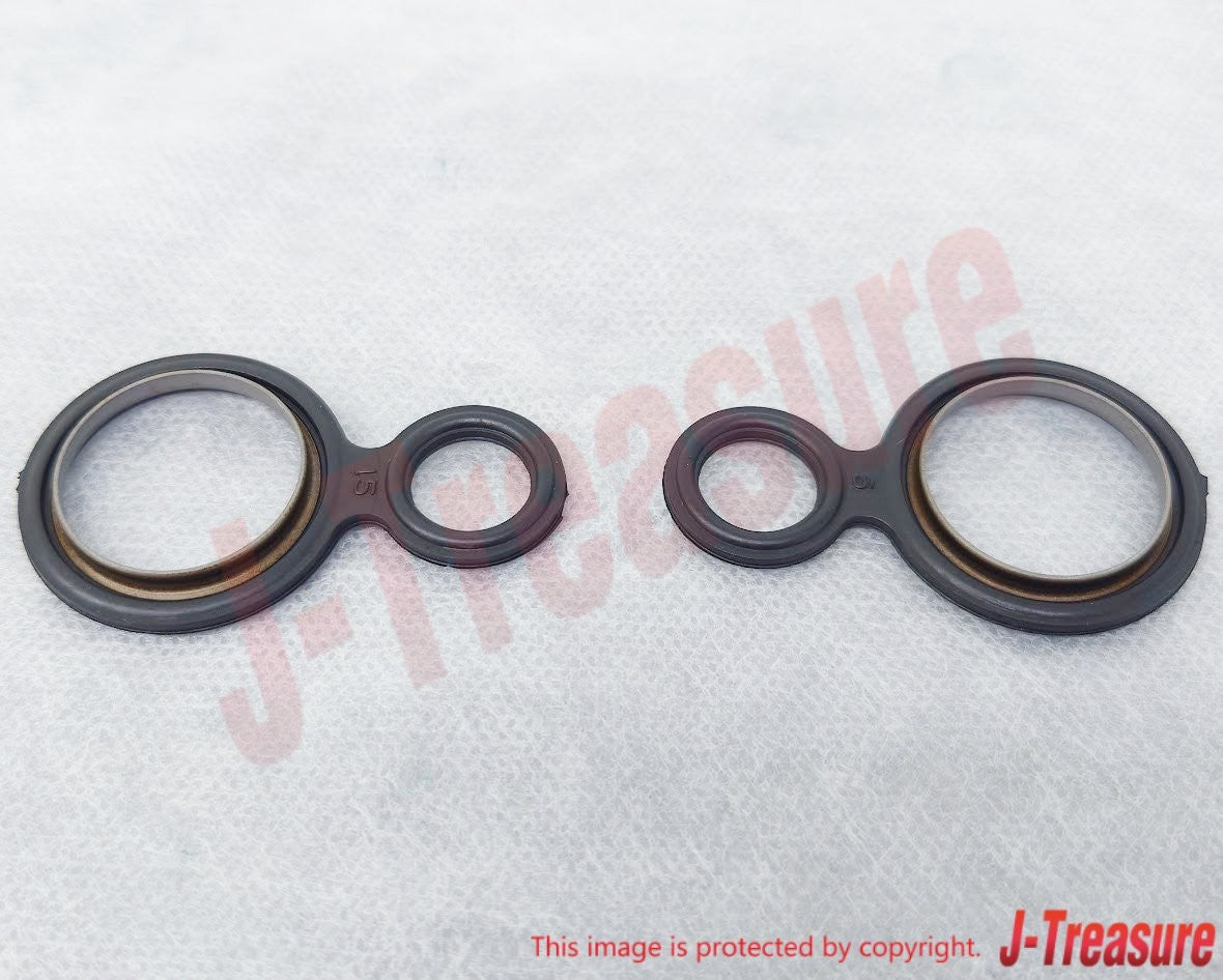 KAWASAKI NINJA 650 EX650 06-24 Genuine Spark Plug Hole Gasket 11061-0105 x2 Set