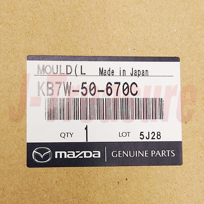 MAZDA CX-5 KF 2017-2024 Genuine Rear Door Beltline Molding LH KB7W-50-670C OEM