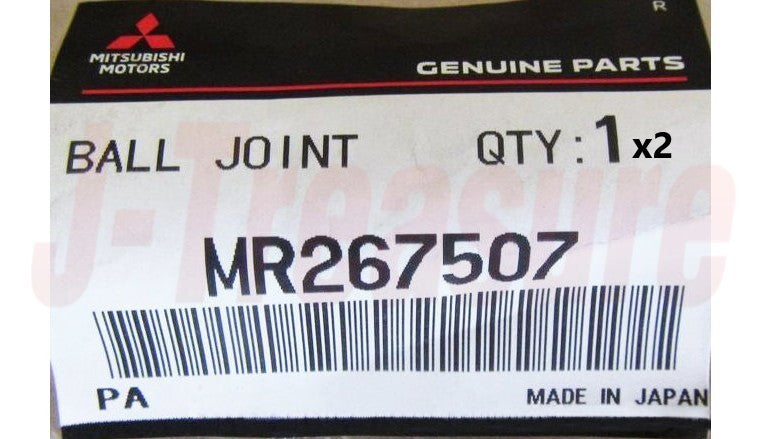 MITSUBISHI PAJERO JUNIOR H57A Genuine Steering Tie Rod MR267507 x2 Set OEM