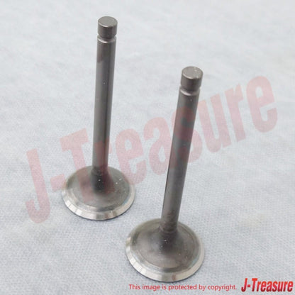 KAWASAKI KLR650 KL650A KL650E '87-10 Genuine Exhaust Valve 12005-1085 x2 Set OEM