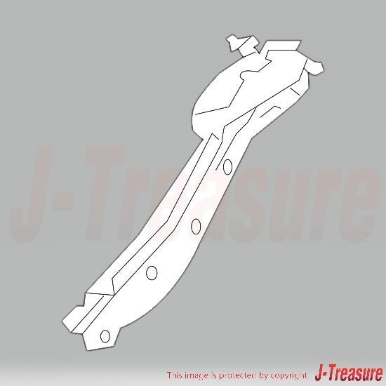 HONDA ACCORD 2013-2017 Genuine Front Lower Member Set RH 04674-T3V-A00ZZ OEM