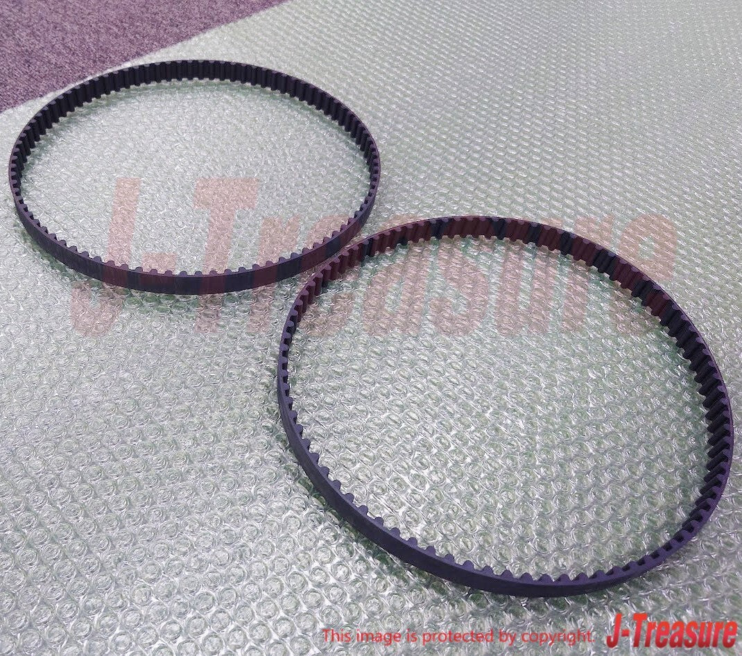 HONDA GL1500 GOLD WING 88-90 Genuine Timing Belt 14401-MN5-004 x2 Set OEM