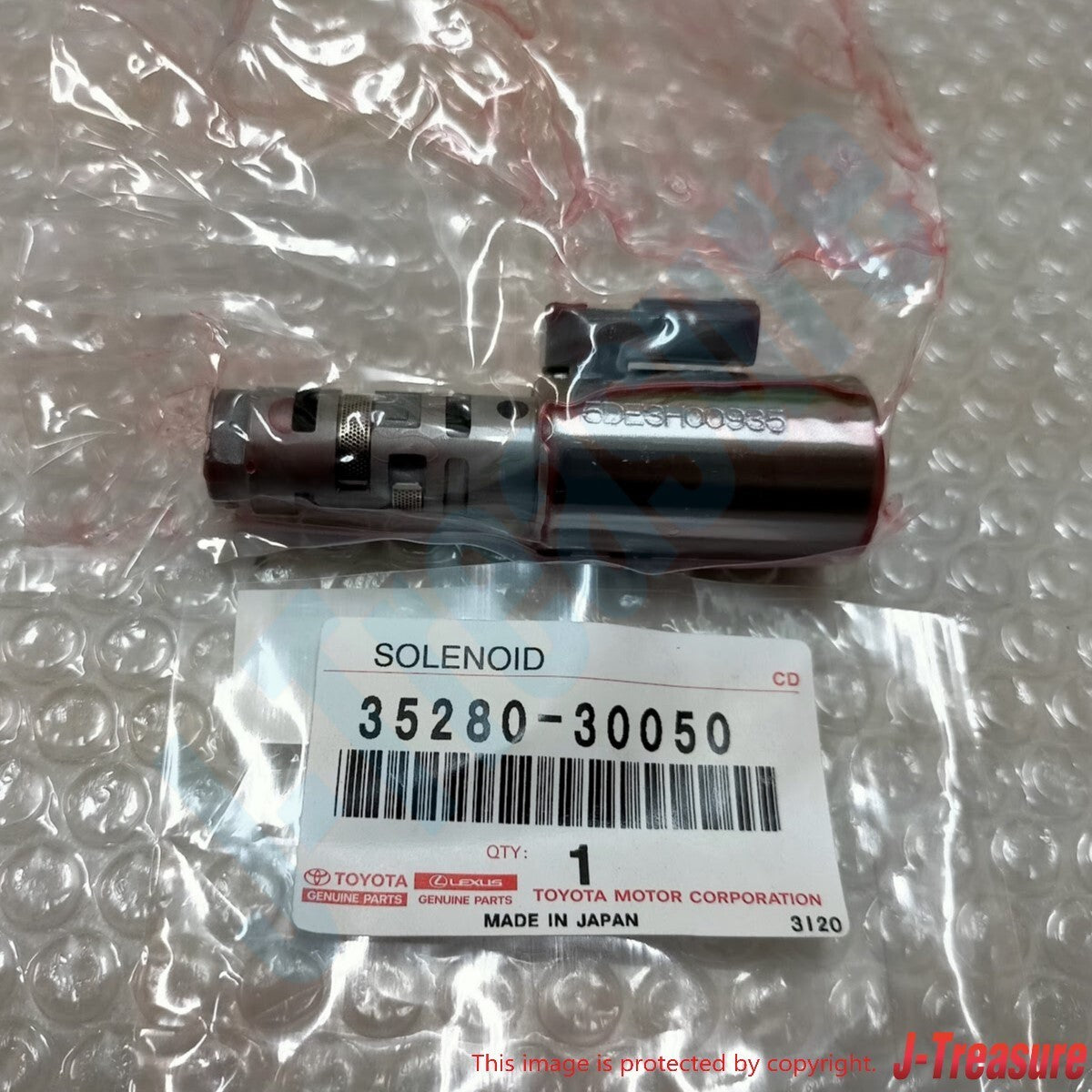 TOYOTA 4RUNNER UZN210 04-22 Genuine Lock Up Control Solenoid Assy 35280-30050