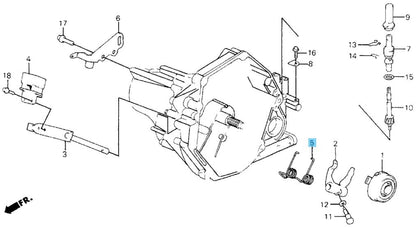 HONDA CR-X EF# 88-91 Genuine Clutch Fork Release Arm Spring 22851-PB6-910 OEM
