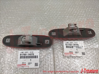 TOYOTA SUPRA JZA80 MK4 97-98 Genuine Rear Bumper Red Side Marker Lens Set OEM