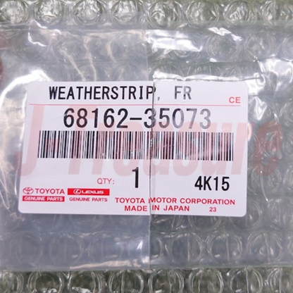 TOYOTA FJ CRUISER 07-14 Genuine Outer Door Glass Moulding Weatherstrip Set OEM
