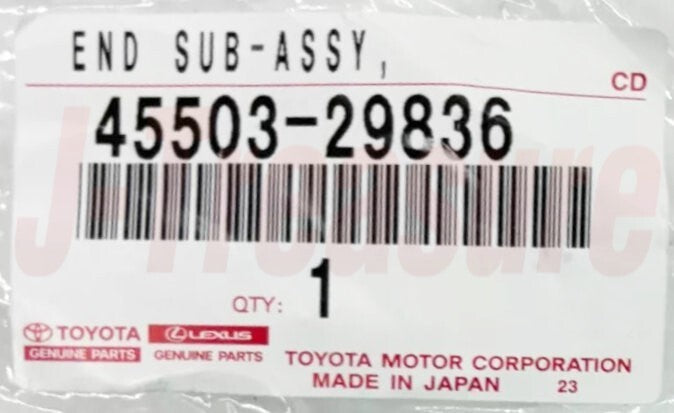 TOYOTA HIACE KDH201 KDH212 Genuine Steering Rack End Sub-Assy 45503-29836 OEM