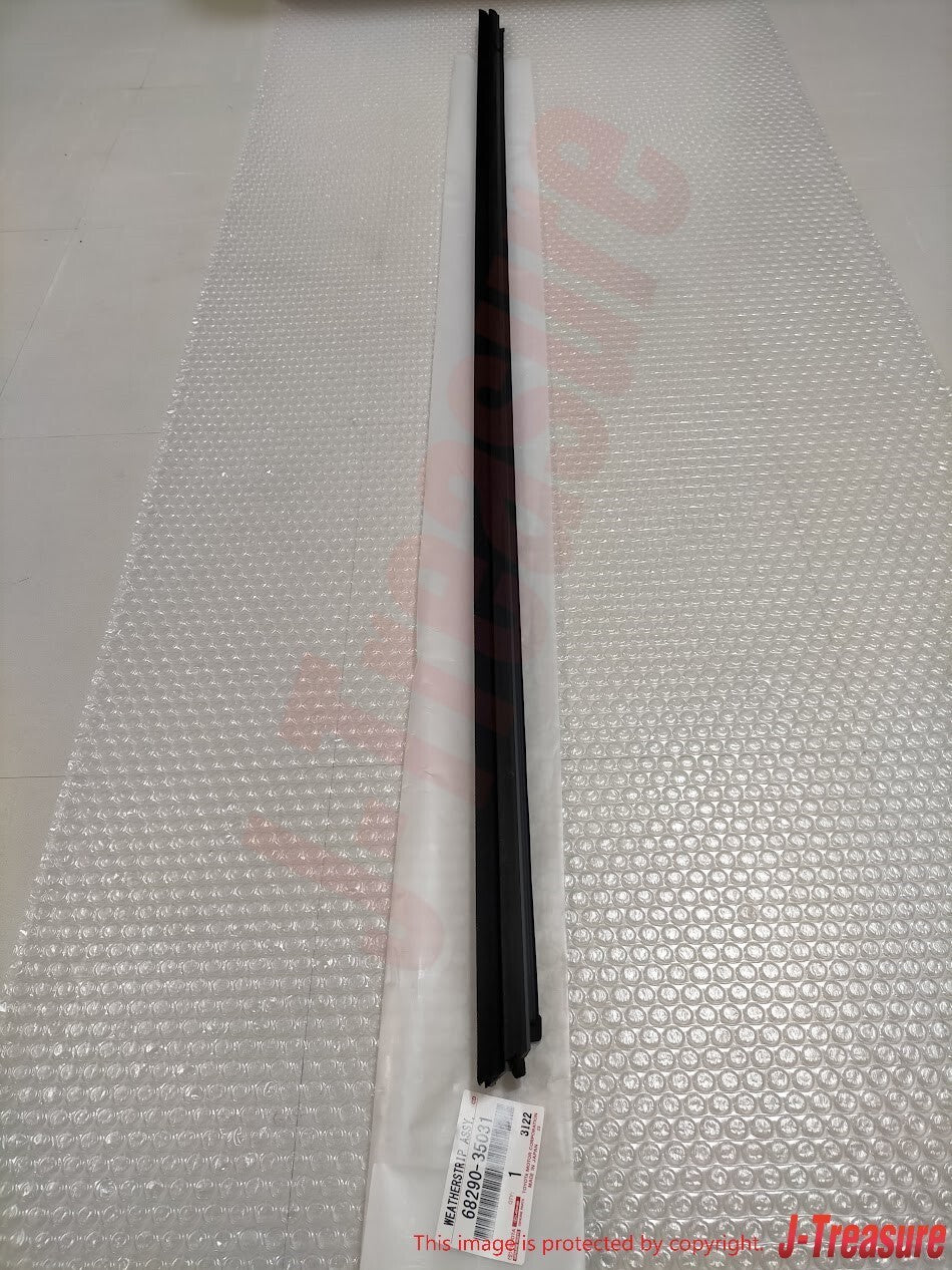 TOYOTA 4RUNNER 03-09 Genuine Door Belt Molding Weatherstrip Front Rear 5 PC Set