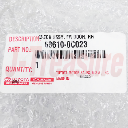 TOYOTA TUNDRA 07-21 SEQUOIA 08-22 Genuine Front Door Check Right & Left Set OEM