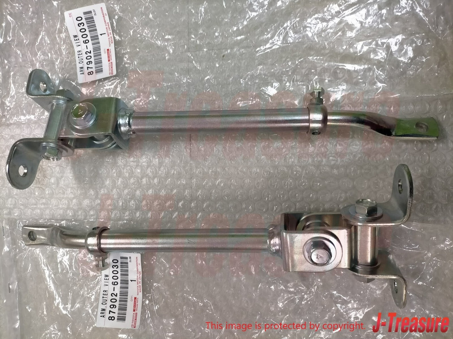 TOYOTA LAND CRUISER BJ40 BJ42 FJ40 FJ45 58-76 Genuine Mirror Arm RH & LH Set OEM