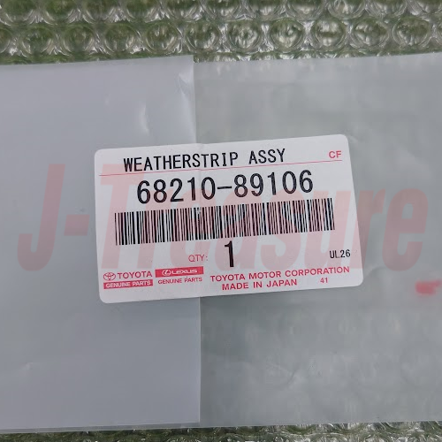 TOYOTA 4RUNNER VZN130 90-95 Genuine Fr/Door Glass Outer Weatherstrip RH & LH Set