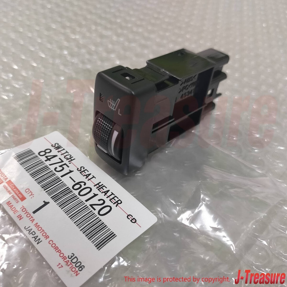 TOYOTA 4RUNNER GRN210 2003-2009 Genuine Seat Heater Switch LH 84751-60120 OEM
