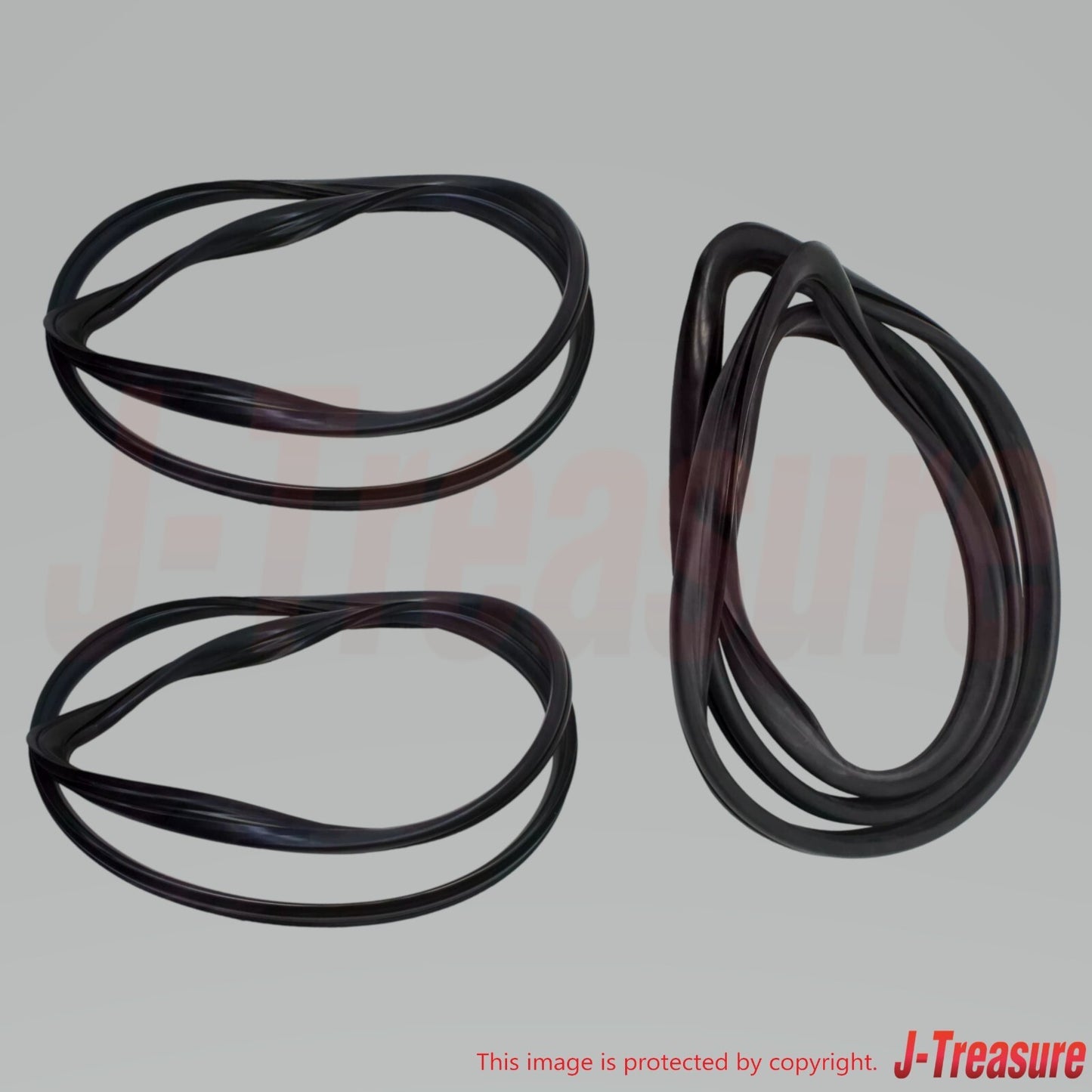 TOYOTA LAND CRUISER FJ80 91-97 Genuine Quarter Window(x2) & B/Door Glass W/S Set