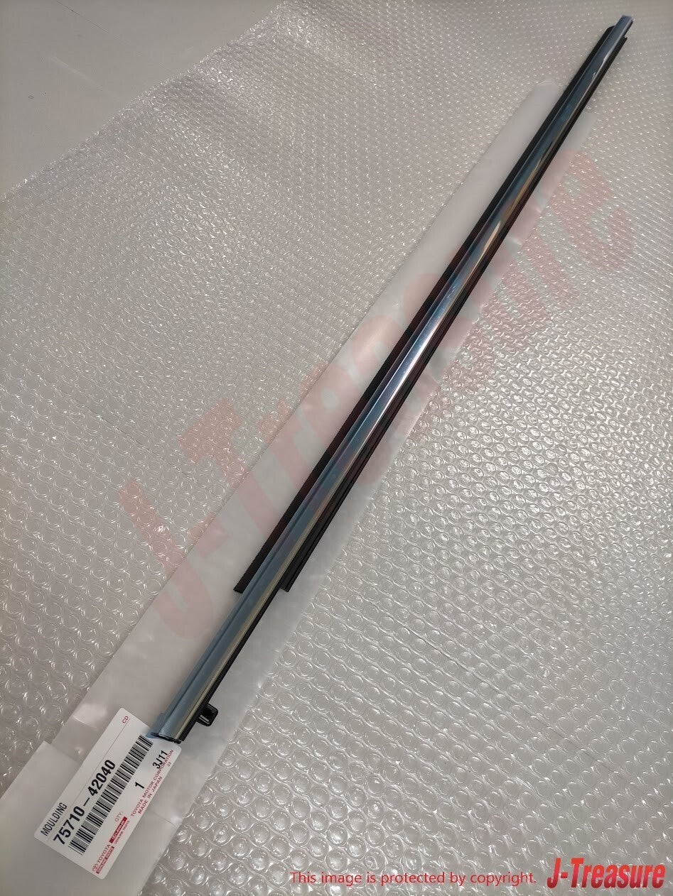 TOYOTA RAV4 ALA4# 13-18 Genuine Front & Rear Door Belt Moulding RH & LH Set OEM
