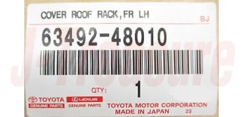 TOYOTA HIGHLANDER ACU20 01-07 Genuine Roof Rack Leg Cover Front LH 63492-48010
