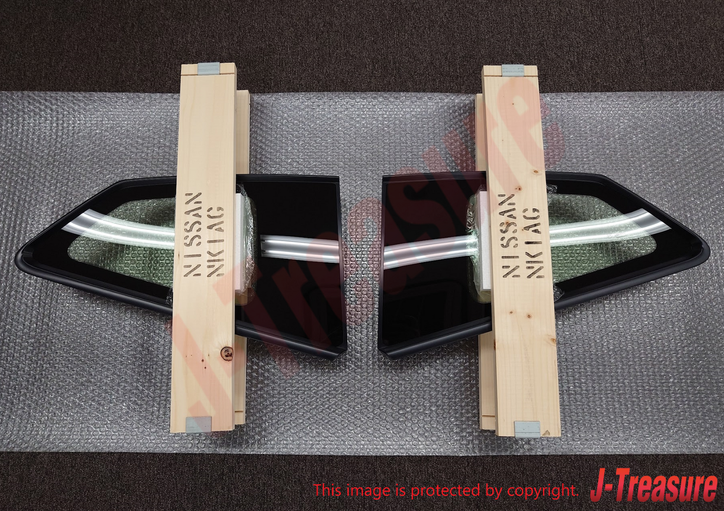 NISSAN GT-R R35 '11-23 Genuine Rear Quarter Glass Window RH & LH Set OEM