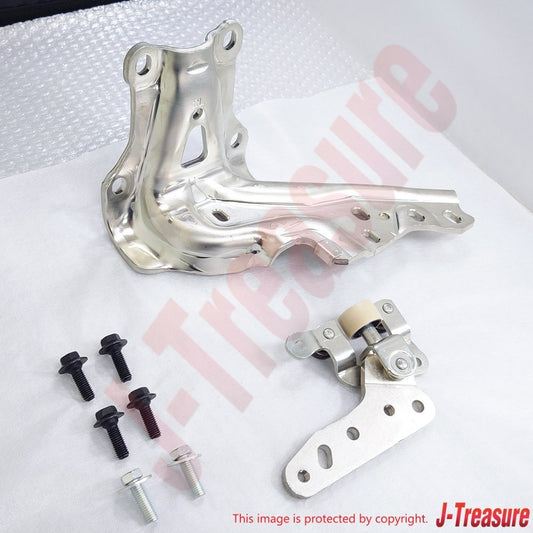 TOYOTA GRNVA GDH32# GRH32# Genuine Slide Door Lower Roller Base & Arm & Bolt Set