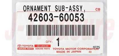 TOYOTA LAND CRUISER FJ70 90-99 Genuine Rear Wheel Hub Ornament 42603-60053