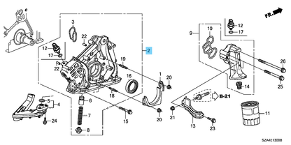 HONDA ACURA RLX AC1 2014-2020 J35Z Genuine Oil Pump Assy 15100-R70-A02 OEM