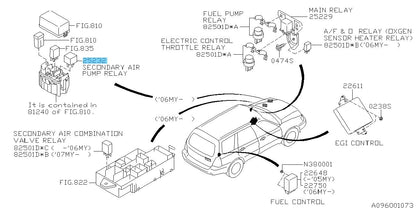 SUBARU FORESTER SG5 2006-2016 Genuine Secondary Air Pump Relay 25232AA090 OEM
