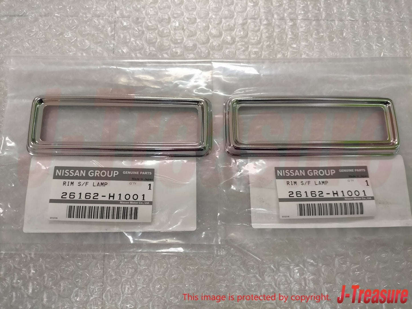 DATSUN 1200 NISSAN B110 B120 SUNNY UTE Genuine Side Flasher Chrome Rims OEM Part