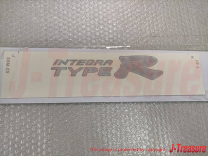HONDA INTEGRA TYPE-R DC5 Genuine Rear Side Fender Decal Sticker Silver Set OEM