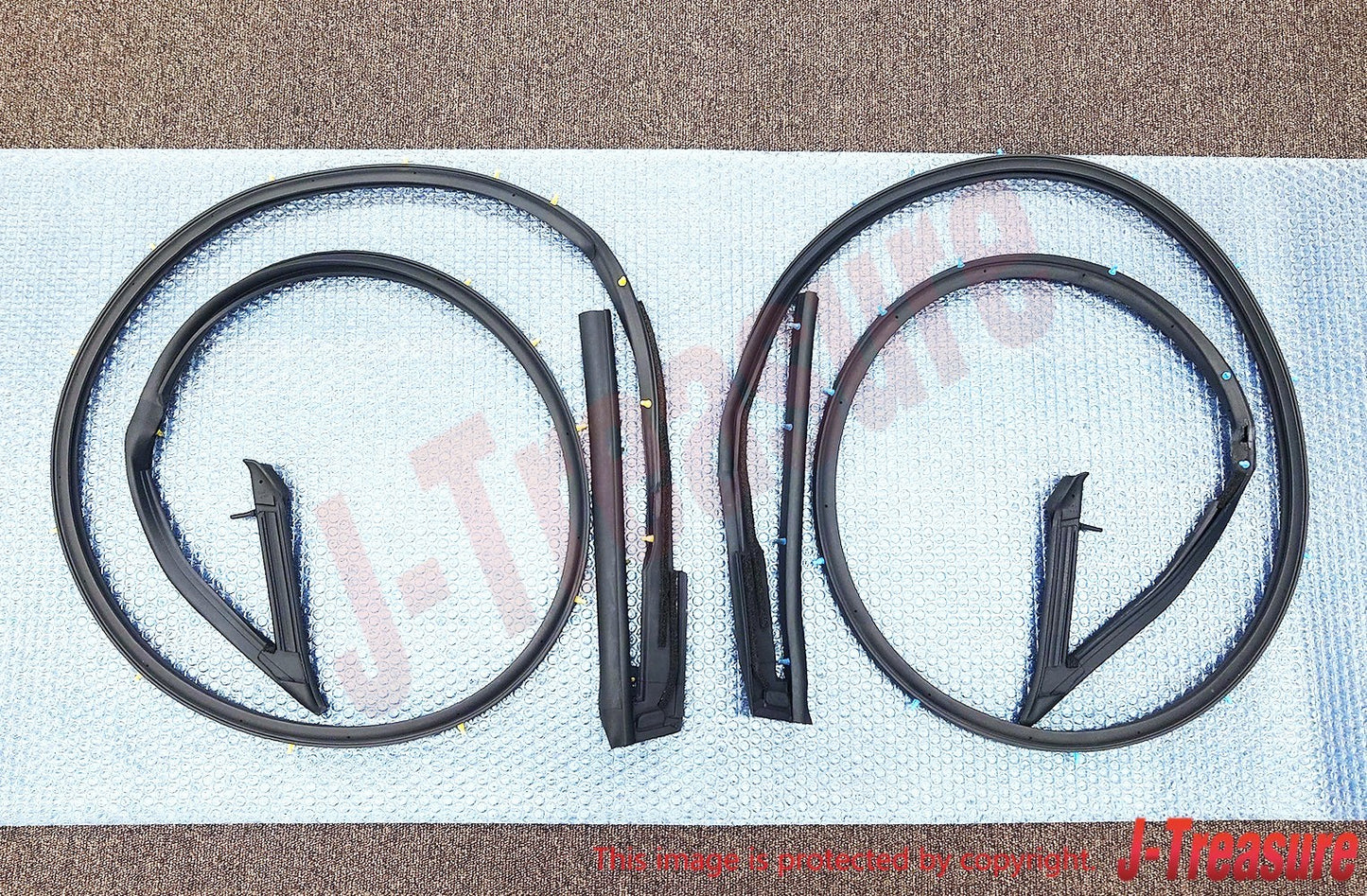 NISSAN 300ZX Z32 90-96 Genuine Front Door Weatherstrip 2-Seater RH & LH Set OEM