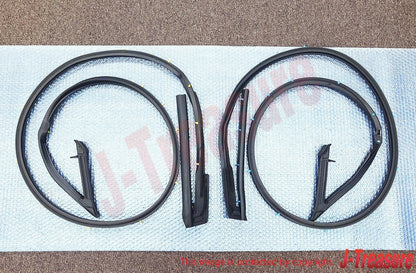 NISSAN 300ZX Z32 90-96 Genuine Front Door Weatherstrip 2-Seater RH & LH Set OEM