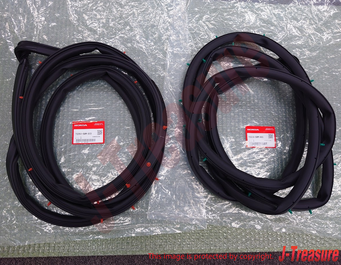 HONDA INTEGRA ACURA RSX DC5 02-06 Genuine Front Door Weatherstrip RH & LH OEM