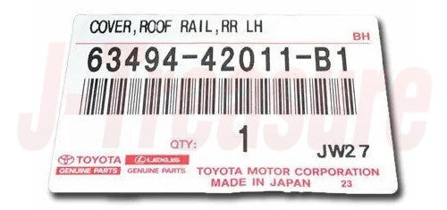 TOYOTA RAV4 ACA2# 01-04 Genuine Roof Rack Leg Cover Rear Right & Left Set OEM