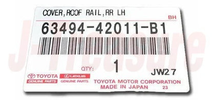 TOYOTA RAV4 ACA2# 01-04 Genuine Roof Rack Leg Cover Rear Right & Left Set OEM