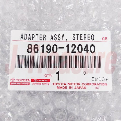 TOYOTA PRIUS PRIME ZVW52 2019-2022 Genuine Stereo Adapter Assy 86190-12040 OEM