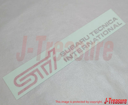 SUBARU Genuine Logo Sticker "Subaru Tecnica International" STSG14100310 OEM
