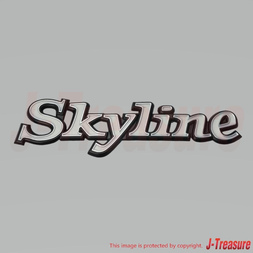 NISSAN SKYLINE C110 74- Genuine Side Name Emblem Badge "Skyline" 78842-R4600 OEM