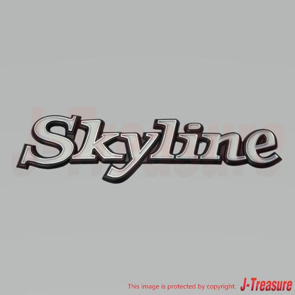 NISSAN SKYLINE C110 74- Genuine Side Name Emblem Badge "Skyline" 78842-R4600 OEM