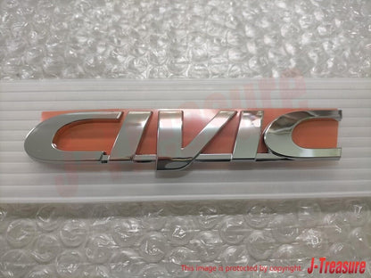 HONDA CIVIC TYPE-R EK9 EK4 3D 4D 96-00 Genuine Rear "CIVIC" Emblem Badge OEM