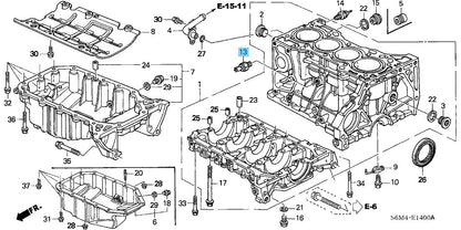 HONDA ACURA RSX Type-S DC5 02-06 Genuine Ignition Knock Sensor 30530-PRB-A01 OEM