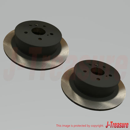 TOYOTA HIGHLANDER GSU40 10-13 Genuine Rear Brake Disc Rotor RH & LH x2 set OEM