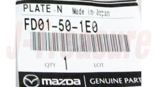 MAZDA RX-7 FD3S '93-95 Genuine Front Bumper Set Plate NO.3 LH FD01-50-1E0 OEM